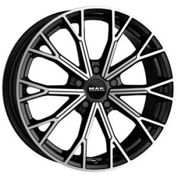 MAK Asphalt Black Mirror 8.5x19 5x130 ET50 CB66.6