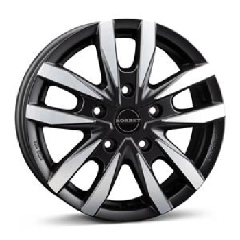 Borbet CW5 black polished matt 6.5x16 5x120 ET60 CB65.1