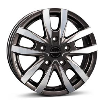 Borbet CW5 mistral anthracite glossy polished 6.5x16 5x120 ET60 CB65.1