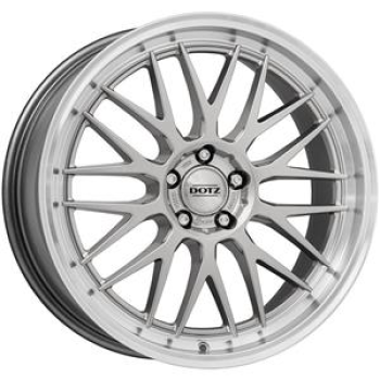Dotz Bilbao Silver/polished lip 8x18 5x108 ET45 CB70.1
