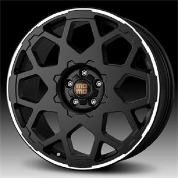 Momo HEAVY DUTY Matt Black Polished 8.5x20 5x120 ET40 CB72.6