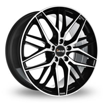 Avus AF19 Black Polished 8x18 5x120 ET45 CB72.6