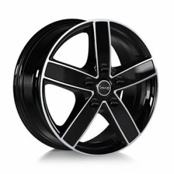 Avus AC-V51 Black Polished 7x17 5x118 ET62 CB71.1