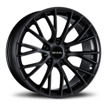 MAK Munchen Matt Black 9.5x19 5x120 ET18 CB72.6