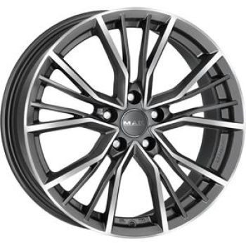 MAK Union Gun Met-Mirror Face 8.5x20 5x112 CB66.6
