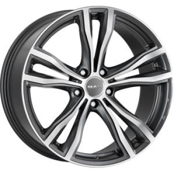 MAK X-Mode Gun Met-Mirror Face 9.5x21 5x112 CB66.6