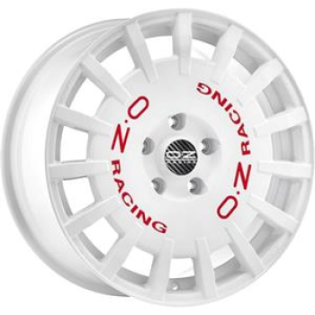OZ Racing Rally Racing Race White Red Lettering 8x17 5x112 ET45 CB75