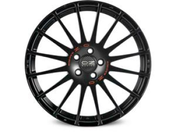OZ Racing Superturismo GT Matt Black Red Lettering 7.5x17 5x112 ET50 CB75