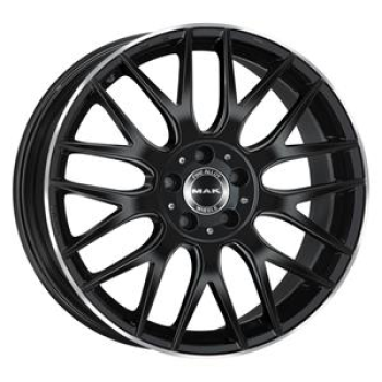 MAK Arrow Gloss Black Mirror Ring 9x18 5x112 ET50 CB66.6