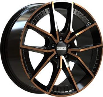 Fondmetal Elatha Black Clearcoat Matt Bronze Machined 8.5x19 5x112 ET45 CB66.6