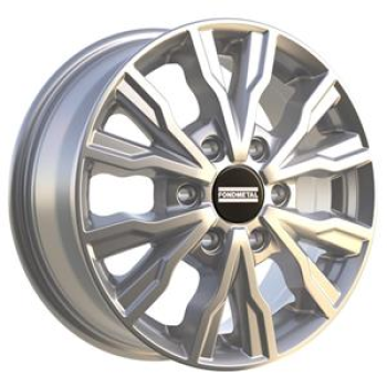 Fondmetal PRO2 Glossy Silver 6.5x16 6x120 ET50 CB74.5