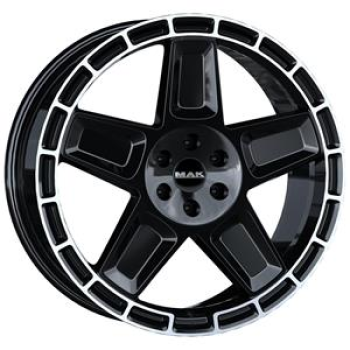 MAK Trek Gloss Black Mirror Ring 9x20 6x139.7 ET55 CB95.1