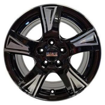 Fondmetal PRO1 Glossy Black Machined 6.5x16 5x108 ET42 CB65.1
