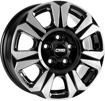 CMS C31 Diamond Black Gloss 6.5x16 5x118 ET60 CB71.1
