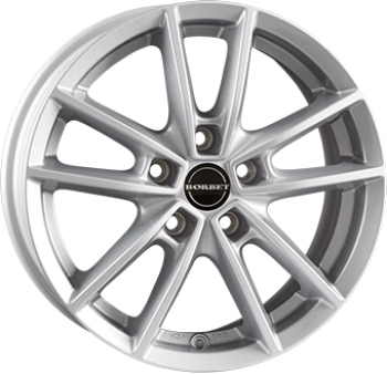 Borbet W Crystal Silver 7x17 5x112 ET43 CB57.1